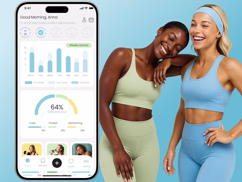 Cover image for Personalized Wellness & Nutrition Mobile App | UX/UI Design