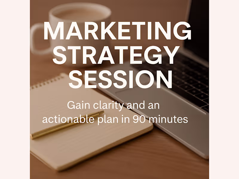 Cover image for Marketing Strategy Session 