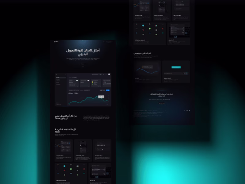Cover image for Cobalt Financial Management Dashboard Landing Page 