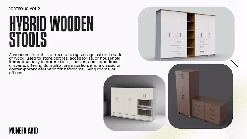 Cover image for Wooden Cabnitery & Almirah