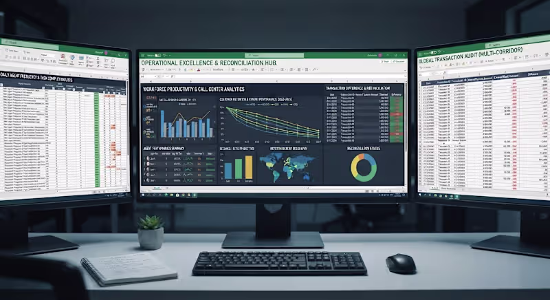Cover image for 📊 Custom Excel/Google Sheets Dashboards & Automated Workflows