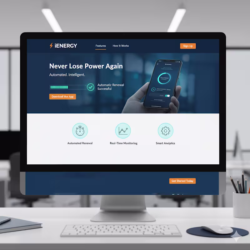 Cover image for iEnergy: Automated Energy Management Platform