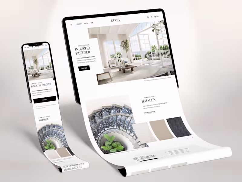Cover image for Premium e-commerce UX for a leader in luxury carpet industry