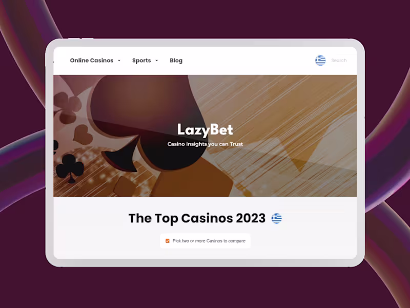 Cover image for Web Design & Development for iGaming Website