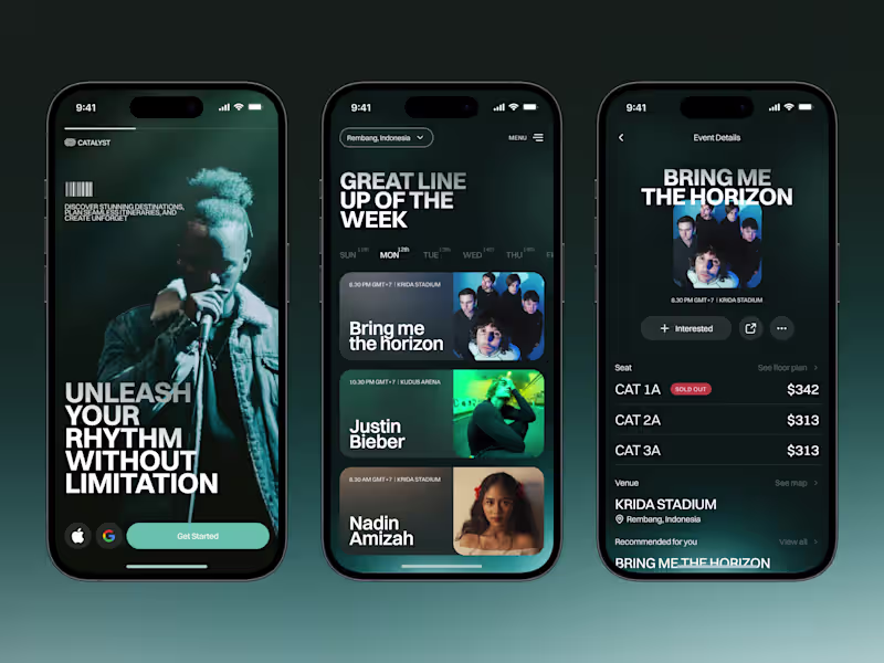Cover image for Catalyst - Event Concert Mobile App