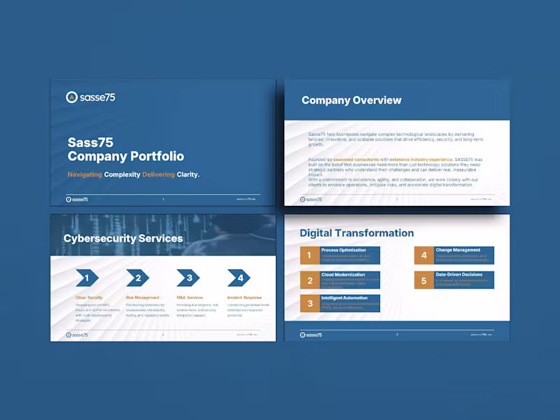 Cover image for Professional Presentation Design