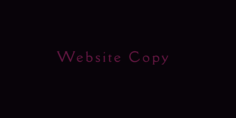 Cover image for Website Copy