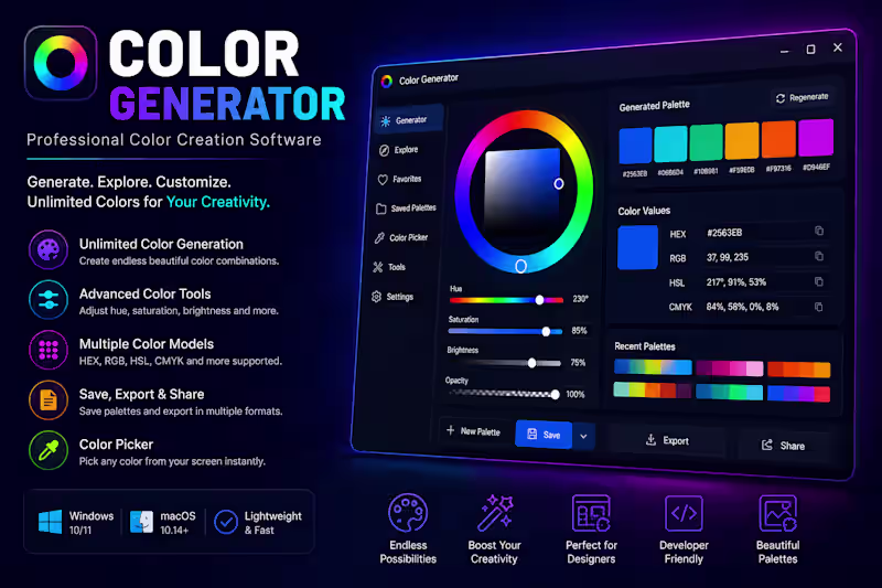 Cover image for High-Performance Color Palette Generator

A lightweight,