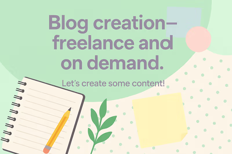 Cover image for Blog Creation