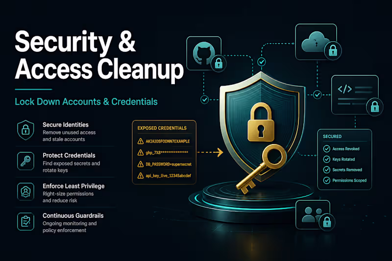 Cover image for Security and Access Cleanup