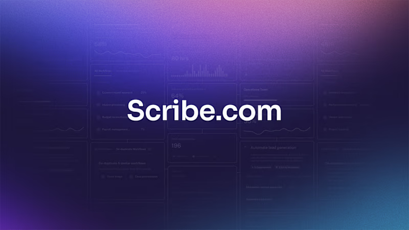 Cover image for Helping Scribe Launch Faster with Webflow