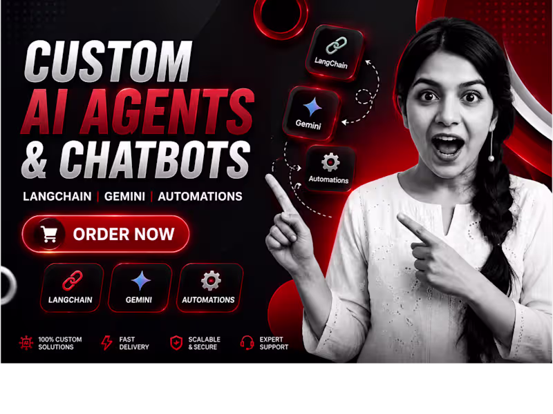 Cover image for Custom AI Agents & Chatbots (OpenAI + Agent SDK)