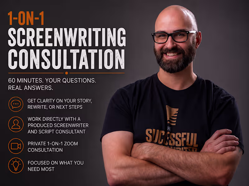 Cover image for 1-on-1 Screenwriting Consultation