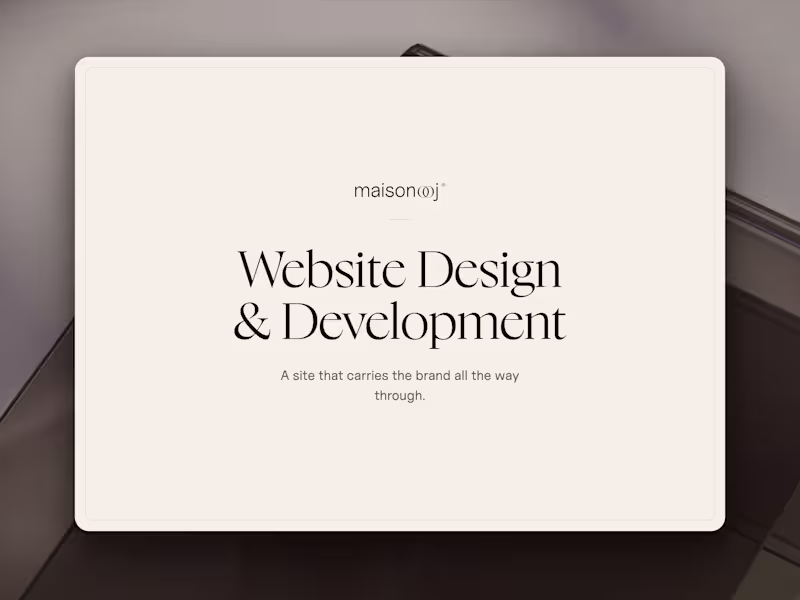 Cover image for Website Design & Development