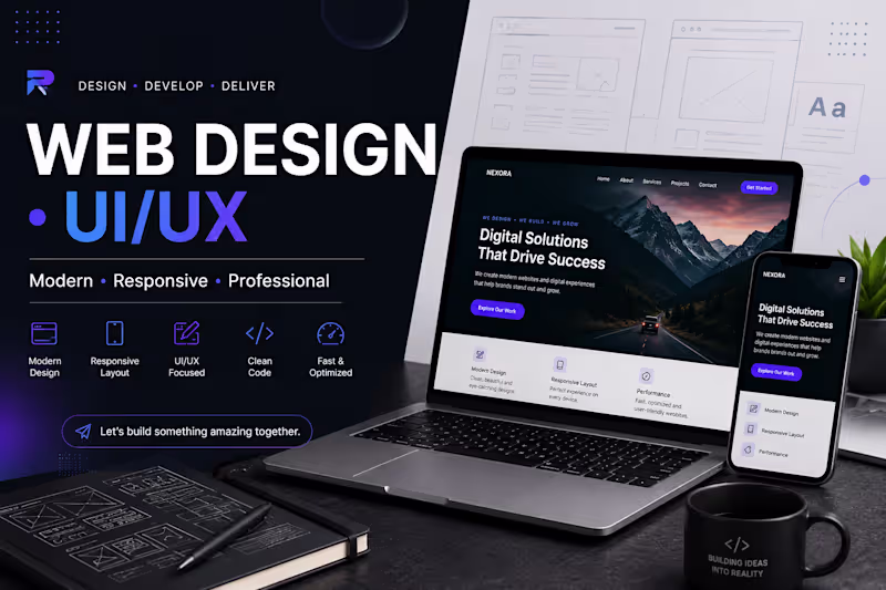 Cover image for Modern Website & UI/UX