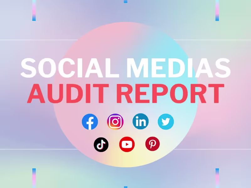 Cover image for Want to audit your social medias ? I can make an audit report