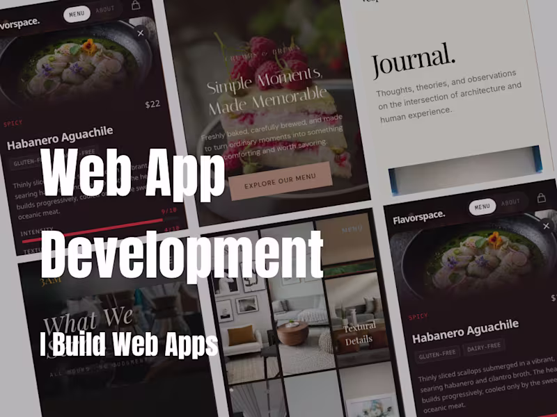 Cover image for Web App Development