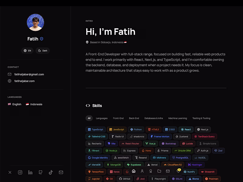 Cover image for Personal Portfolio & Headless CMS