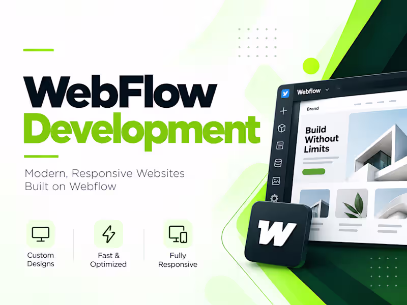 Cover image for WebFlow Website Development