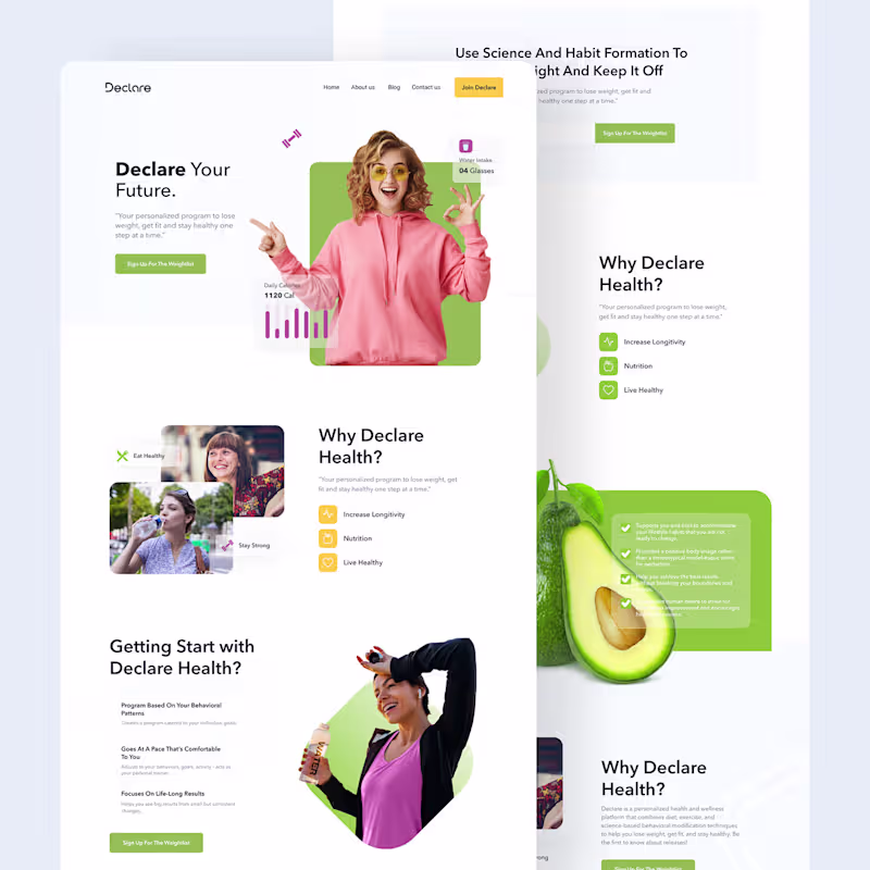Cover image for Declare Web Design on Behance