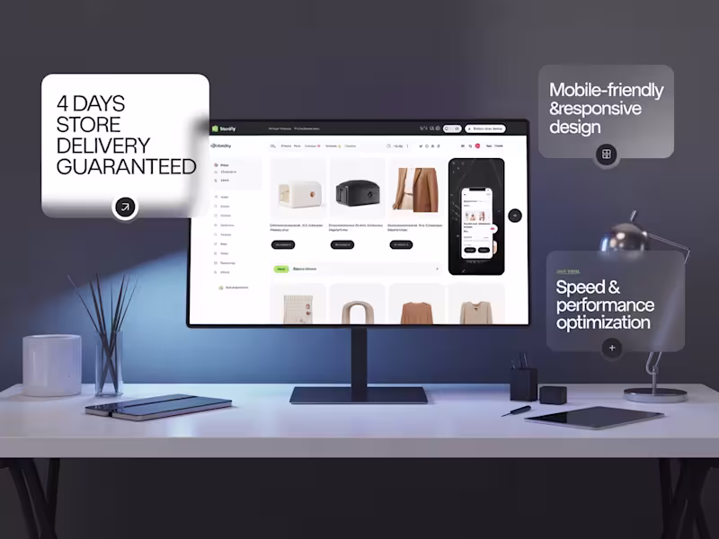 Cover image for Shopify Store Design & Development with Instant