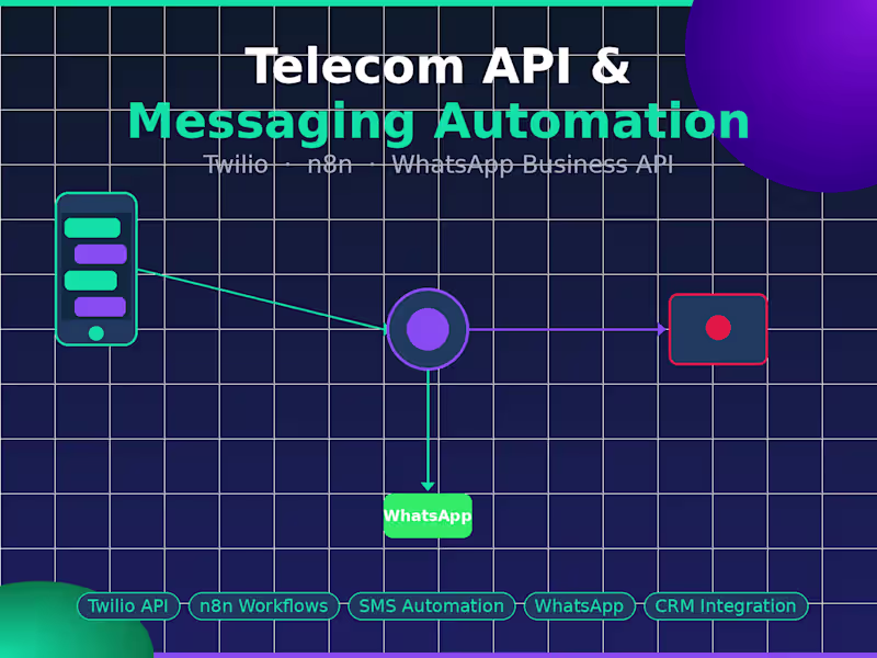 Cover image for Telecom API & Messaging Automation
