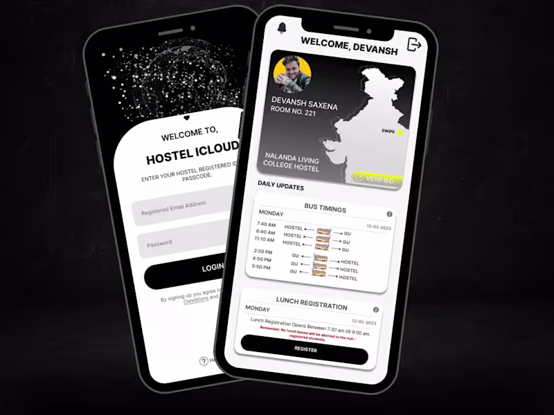 Cover image for Hostel Icloud application | Android + IOS