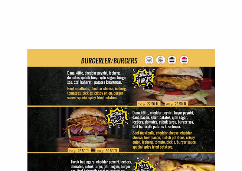 Cover image for A burger menu design created