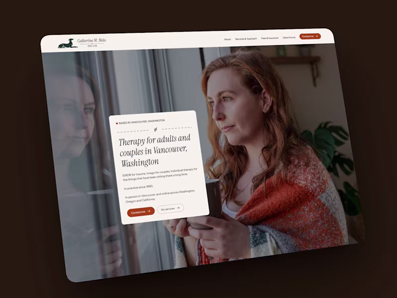 Cover image for Brand and Website Development for Catherine Melo, LCSW