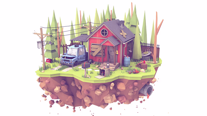 Cover image for Twitch Video Game Islands on Behance