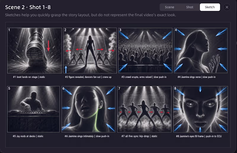 Cover image for Storyboard to test ai generation continuity across multiple ...