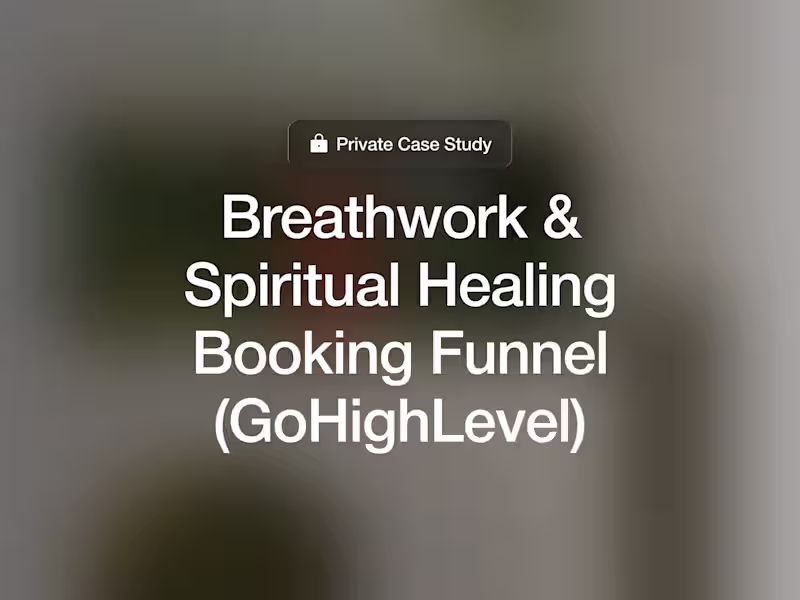 Cover image for Conversion-Focused Website for Coaches | Booking Funnel