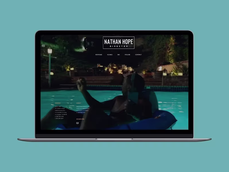 Cover image for Director Nathan Hope • nathanhope.net
