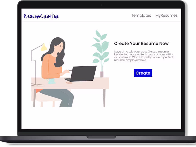 Cover image for ResumeCrafter 