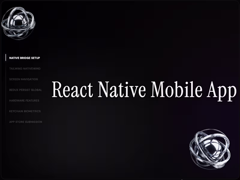 Cover image for React Native Mobile App
