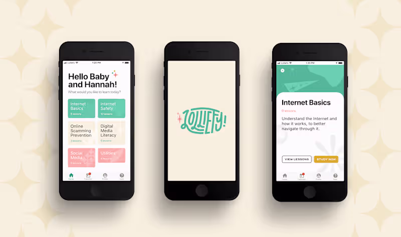 Cover image for Lolliefy! UX/UI Design and Brand Identity for a Mobile App