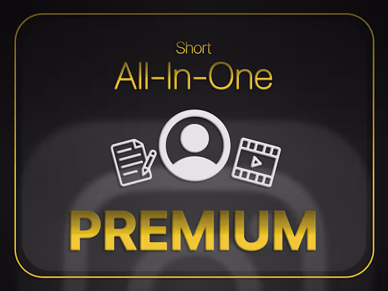 Cover image for Short - All-In-One - Premium