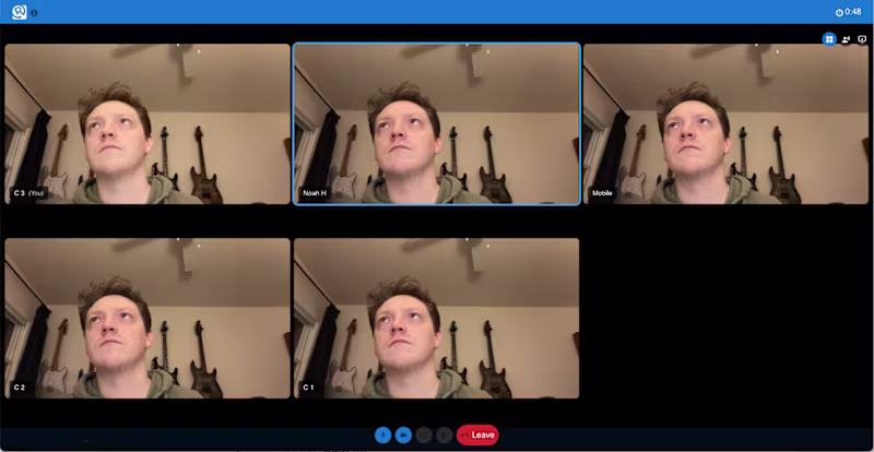 Cover image for Rebuilt real-time video conferencing system in 2 weeks