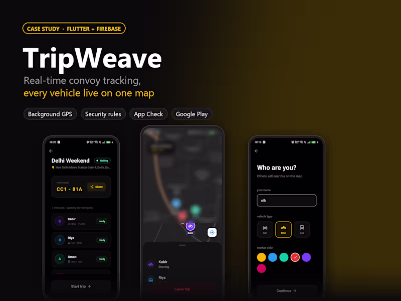 Cover image for TripWeave: a real-time convoy tracking