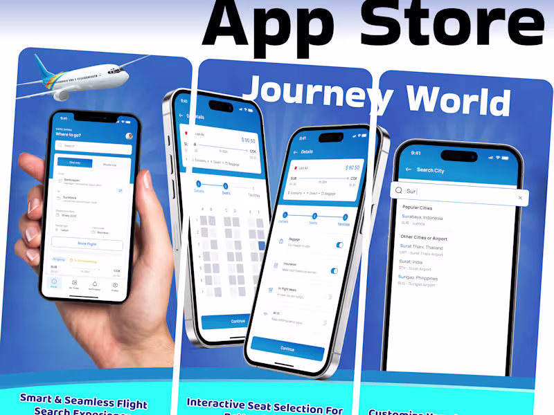 Cover image for ✈️ Flight Booking App –
