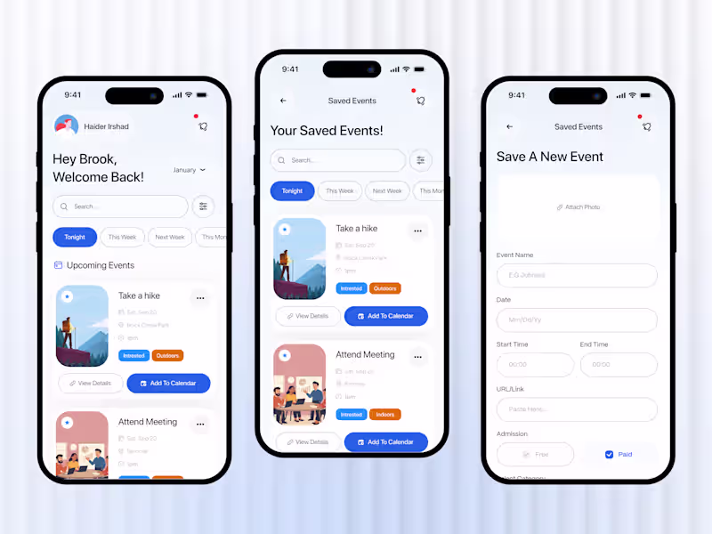 Cover image for Mobile App UI/UX Design in Figma