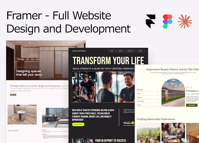 Cover image for Framer Website Design and Development