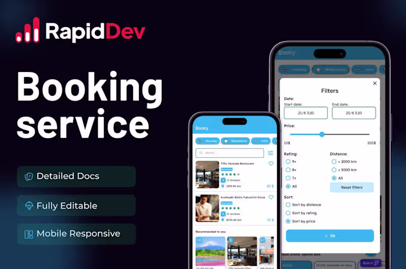 Cover image for Booky - Booking Service App