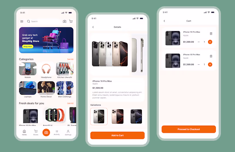 Cover image for E-commerce UXUI | Mobile App