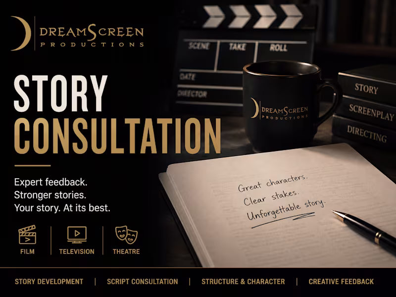 Cover image for Story Consultation for Film, TV & Theatre
