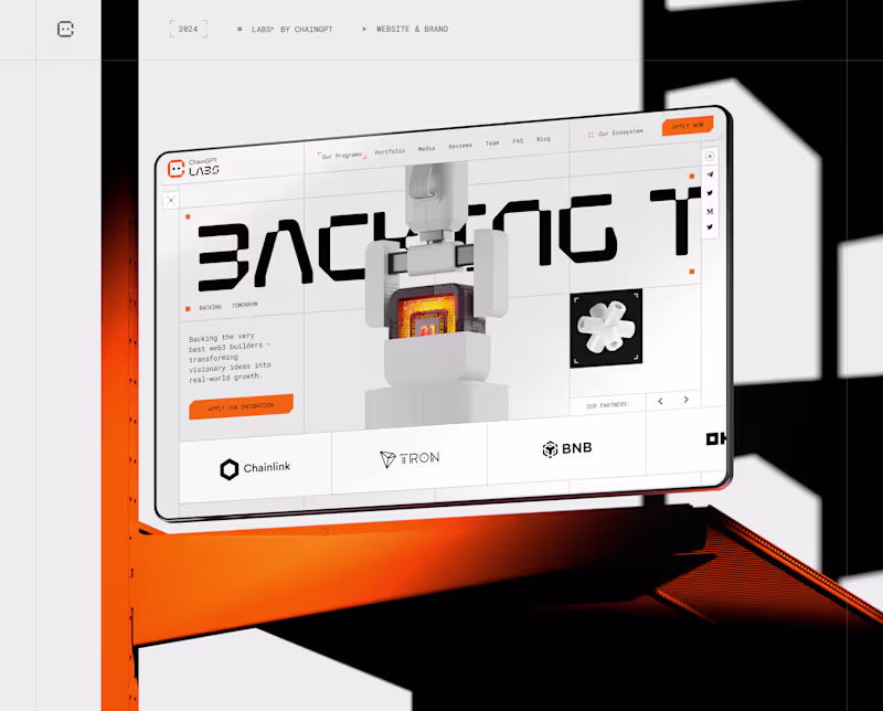 Cover image for ChainGPT Labs - Web3 Website & Brand