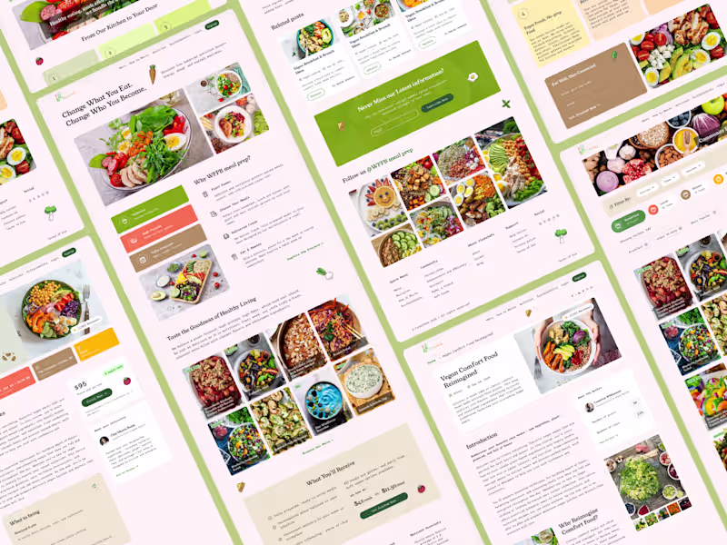 Cover image for FlowChefs Vegan Platform Design