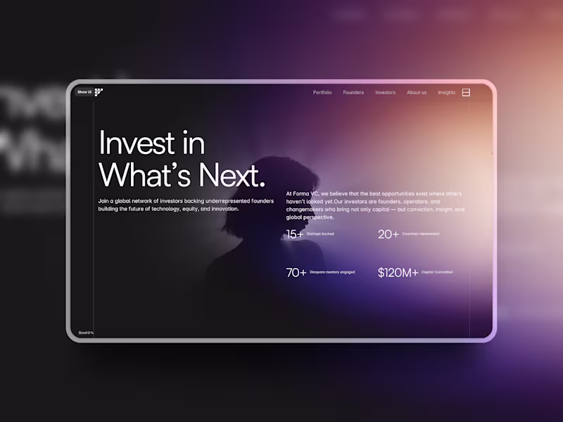 Cover image for Forma VC - Website Design and Development