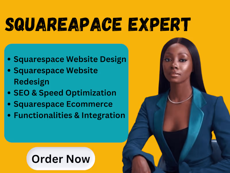 Cover image for Squarespace Website Design, Squarespace Website Redesign