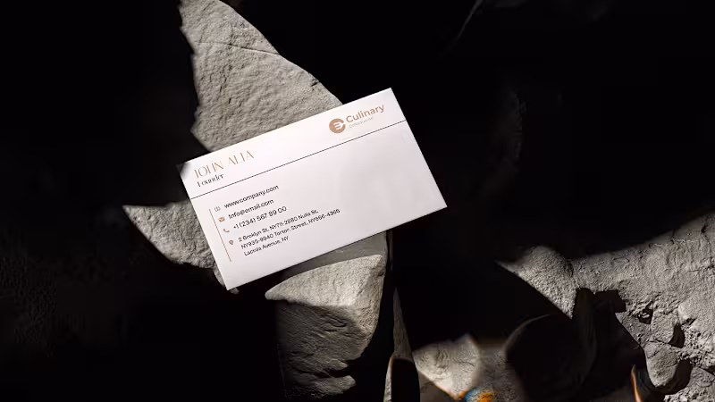 Cover image for Minimal Business Card Design